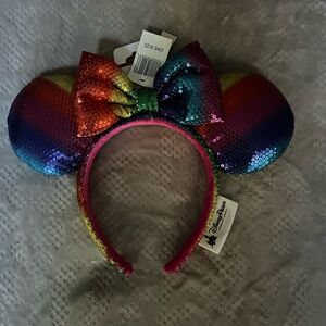 Rainbow Minnie Ears
